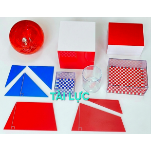 BỘ THIẾT BỊ DẠY HÌNH PHẲNG VÀ HÌNH KHỐI MÔN TOÁN LỚP 5